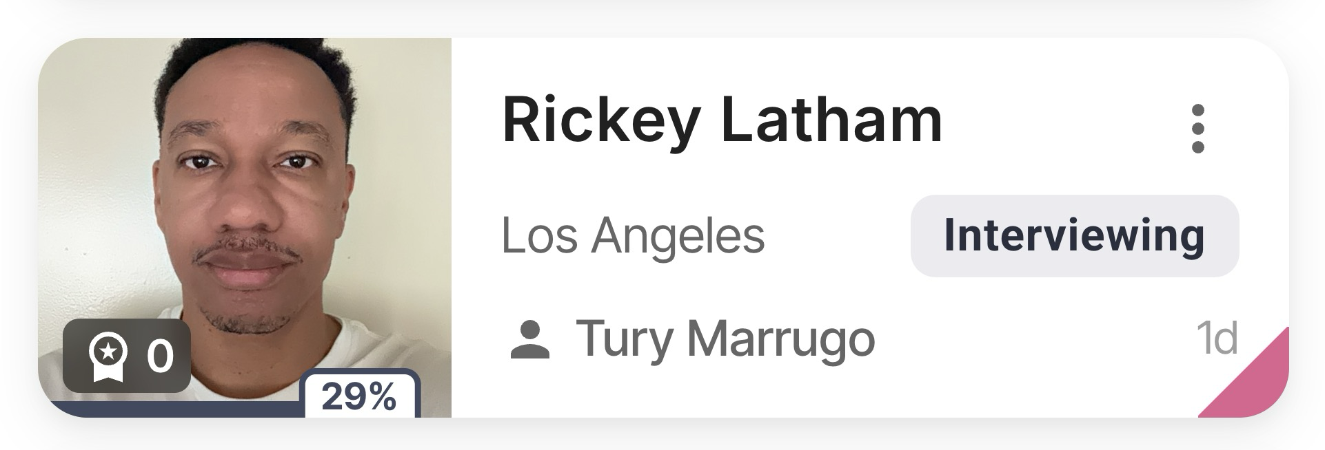 Driver cards with source ribbons and badges